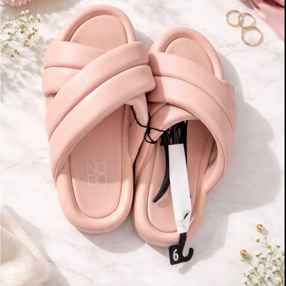 NOBO Women's Soft Pink Slippers